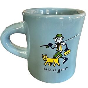 Life Is Good Fishing Mug, new never used